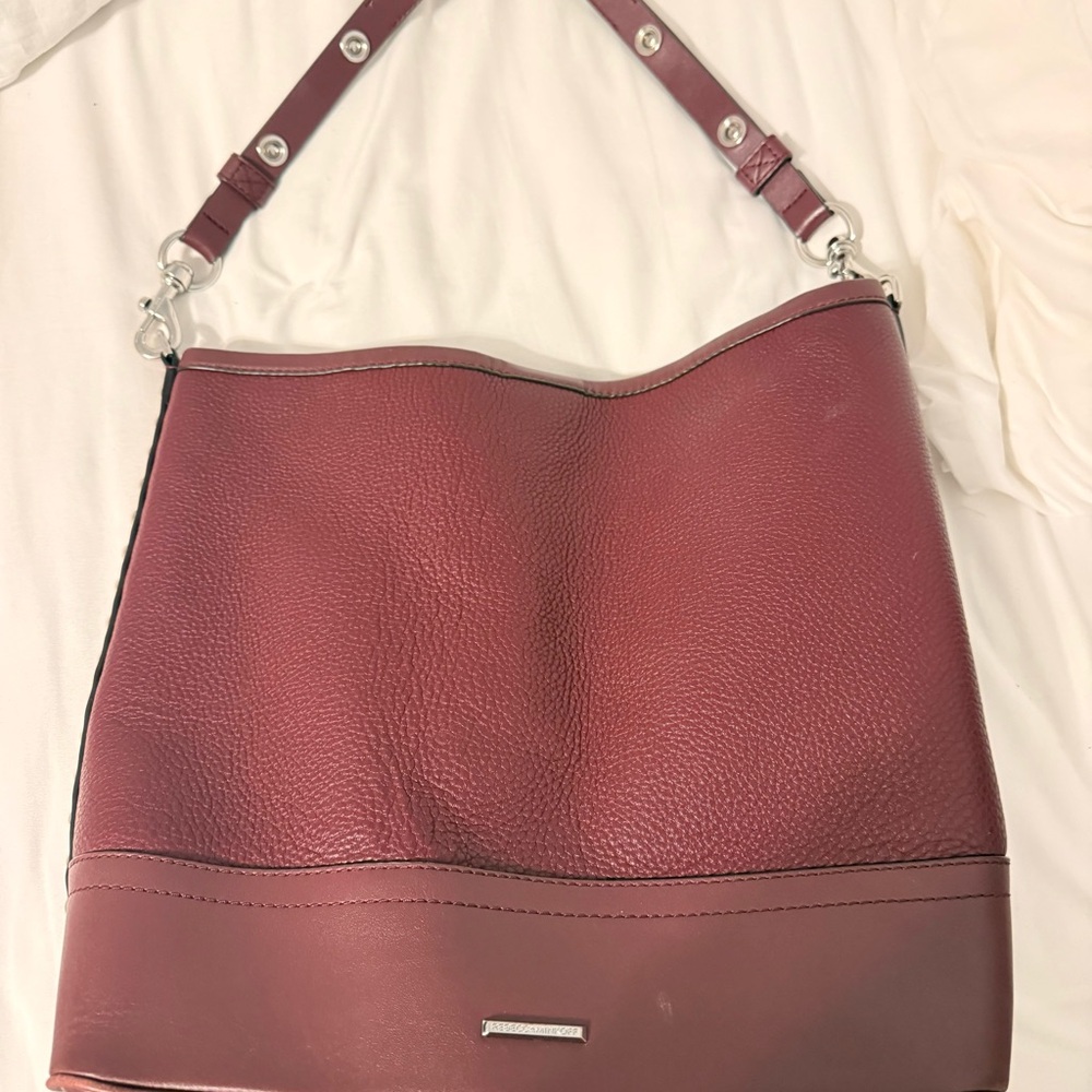 Rebecca Minkoff Pebble Leather Bucket Bag